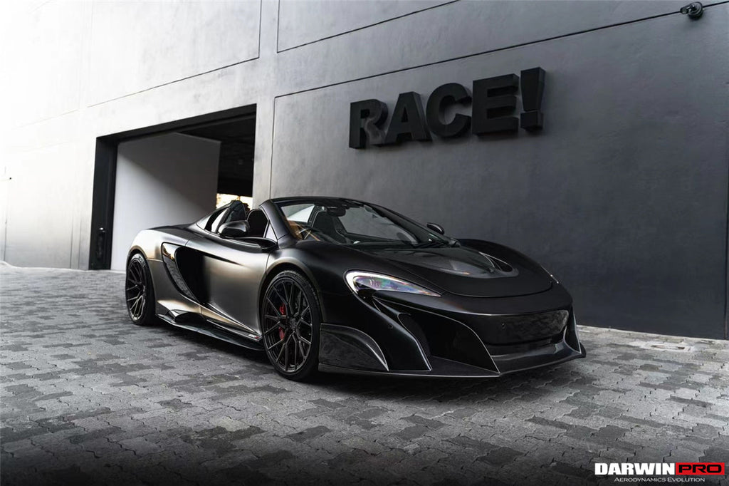 2014-2017 McLaren 650S 675LT Style Partial Carbon Fiber Front Bumper