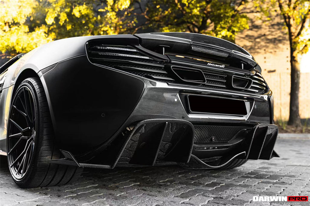 2014-2017 McLaren 650s Carbon Fiber Rear Bumper