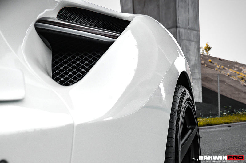 2015-2019 Ferrari 488 GTB/Spyder Dry Carbon Fiber Side Air Intake Fins