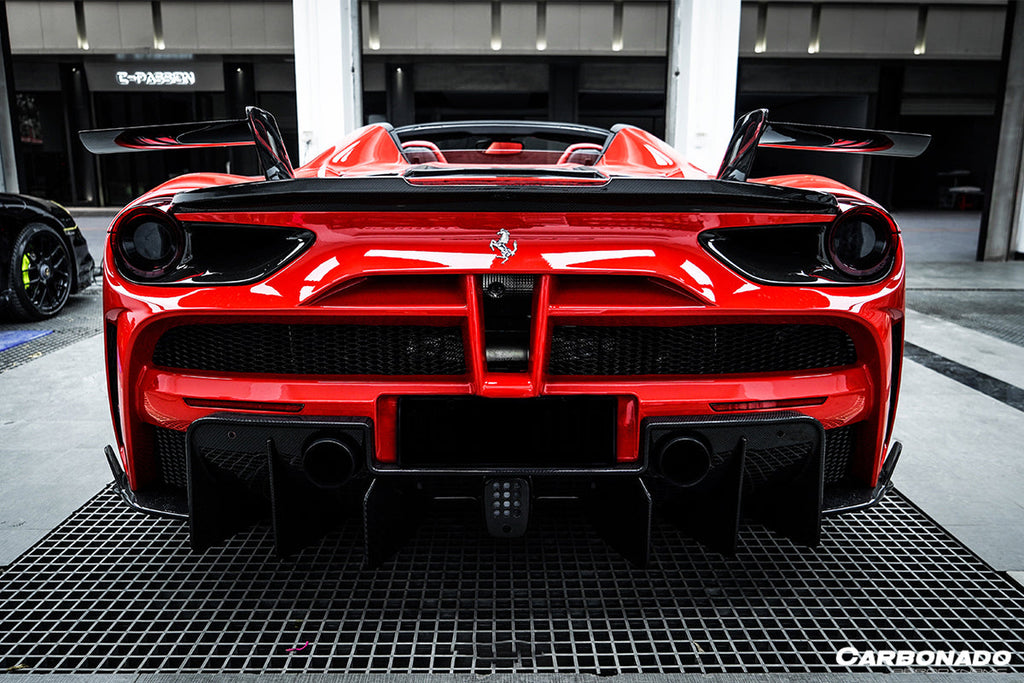2015-2019 Ferrari 488 GTB/Spyder MSY Style Rear Bumper