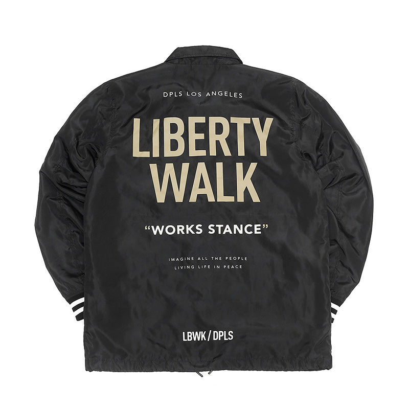 DPLS×LBWK Coach Jacket Black – LTMOTORWERKS