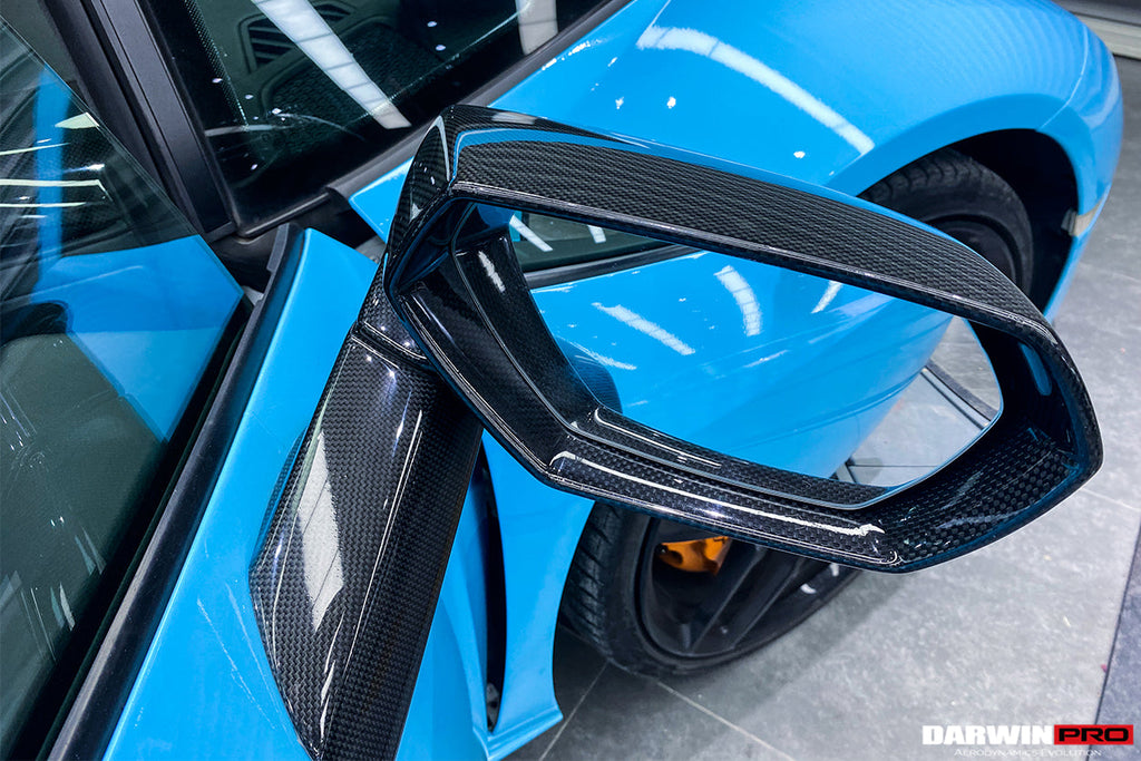 2015-2023 Lamborghini Huracan LP610/LP580/EVO/STO/PERFORMANTE Autoclave Carbon Fiber Mirror Housing Repalcement