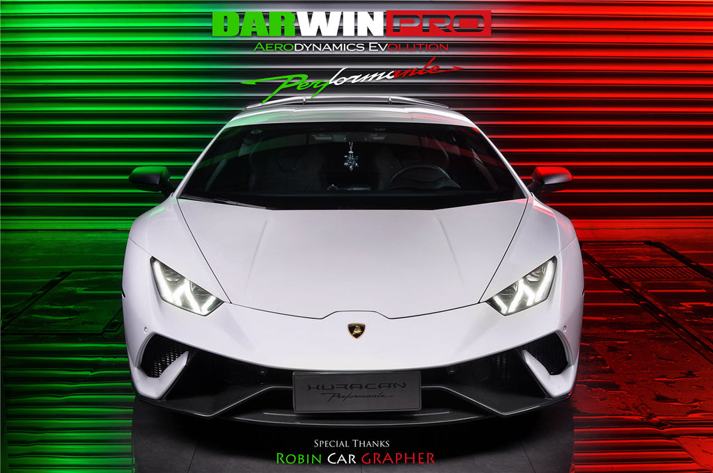 2015-2020 Lamborghini Huracan LP610/LP580 Performante Style Partial Carbon Fiber Aero - Full Kit