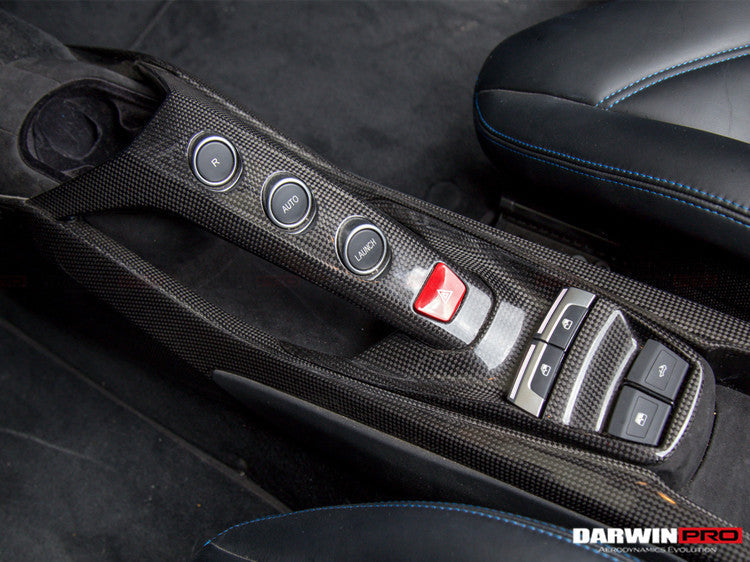 2015-2019 Ferrari 488 GTB/Spyder Dry Carbon Fiber Bridge Support & Windows Switches Panel