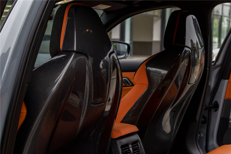 2021-UP BMW M3 G80 Carbon Fiber Seat-Back Cover