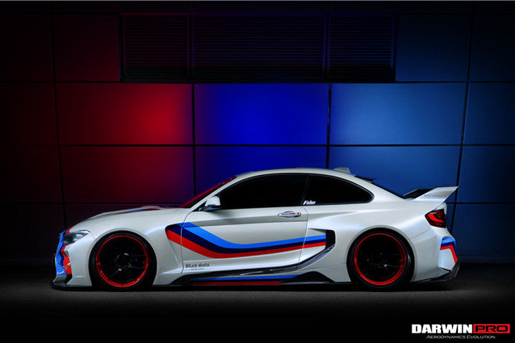 2014-2019 BMW 2 Series F22 VR Style Partial Carbon Fiber Wide Body Full Body Kit