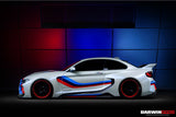 2014-2019 BMW 2 Series F22 VR Style Partial Carbon Fiber Wide Body Full Body Kit