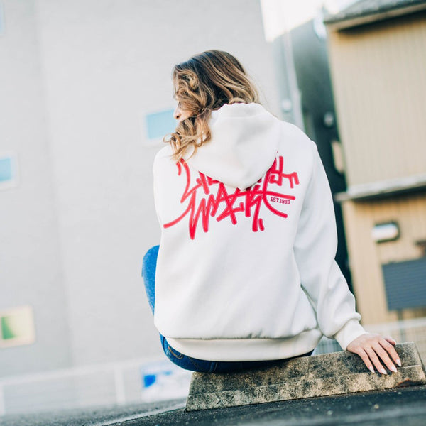 LBWK Graffiti Hoodie White