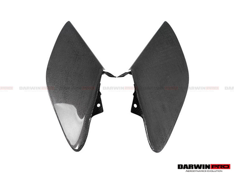2015-2019 Ferrari 488 GTB/Spyder Dry Carbon Fiber Side Air Intake Fins