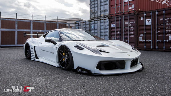 LB-Silhouette WORKS Ferrari 458 GT complete body kit (FRP