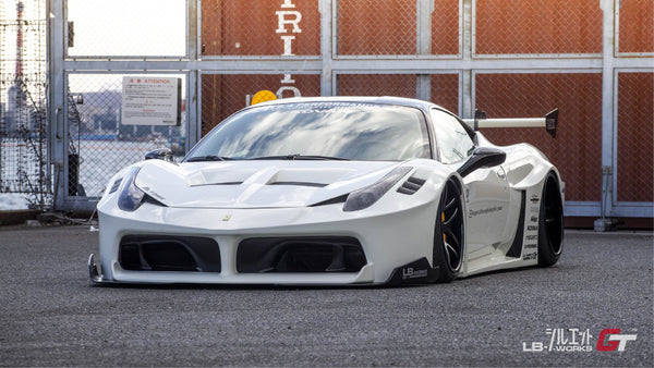 LB-Silhouette WORKS Ferrari 458 GT complete body kit 【Full Dry