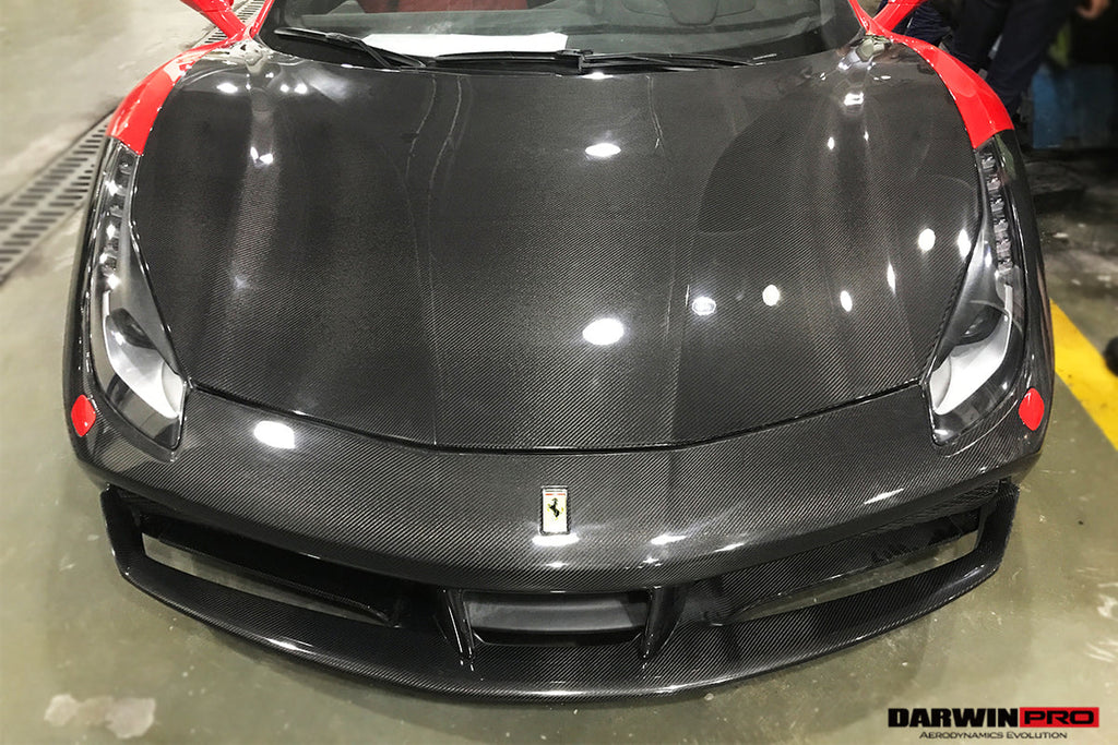 2015-2019 Ferrari 488 GTB/Spyder Carbon Fiber Hood