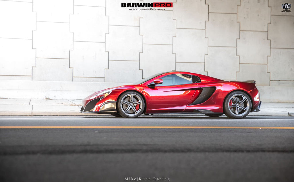 2014-2017 McLaren 650S 675LT Style Partial Carbon Fiber Front Bumper