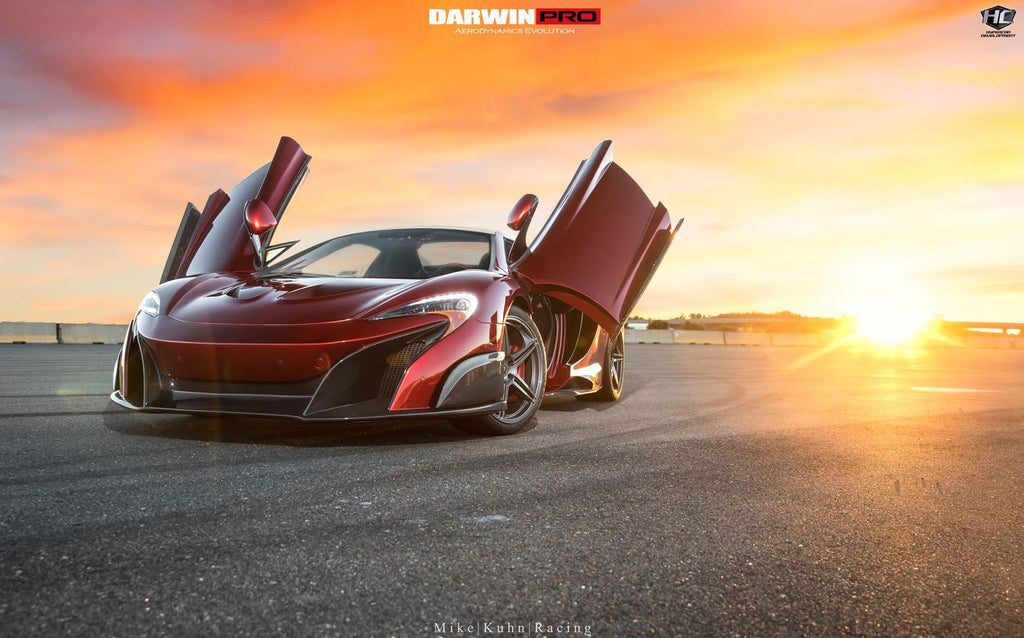 2014-2017 McLaren 650S 675LT Style Partial Carbon Fiber Front Bumper