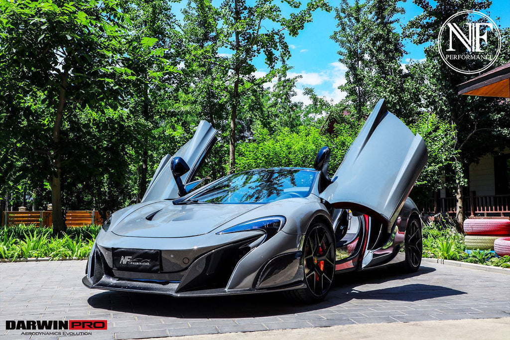 2014-2017 McLaren 650S 675LT Style Partial Carbon Fiber Front Bumper