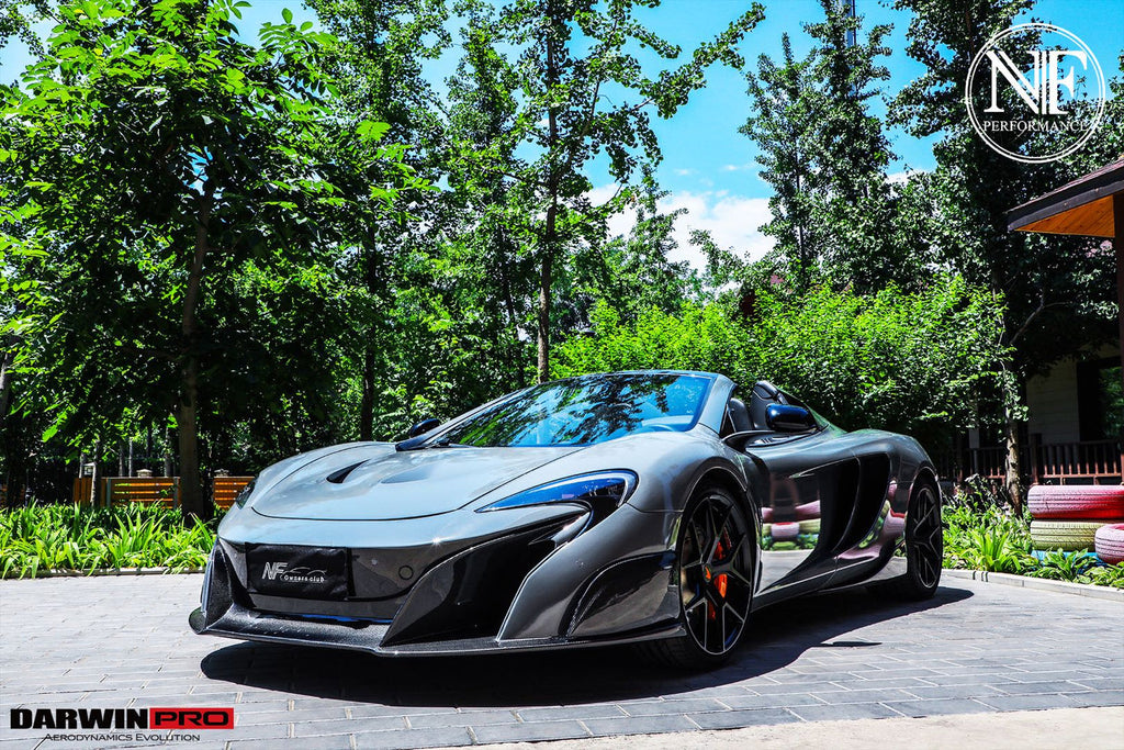 2014-2017 McLaren 650S 675LT Style Partial Carbon Fiber Front Bumper