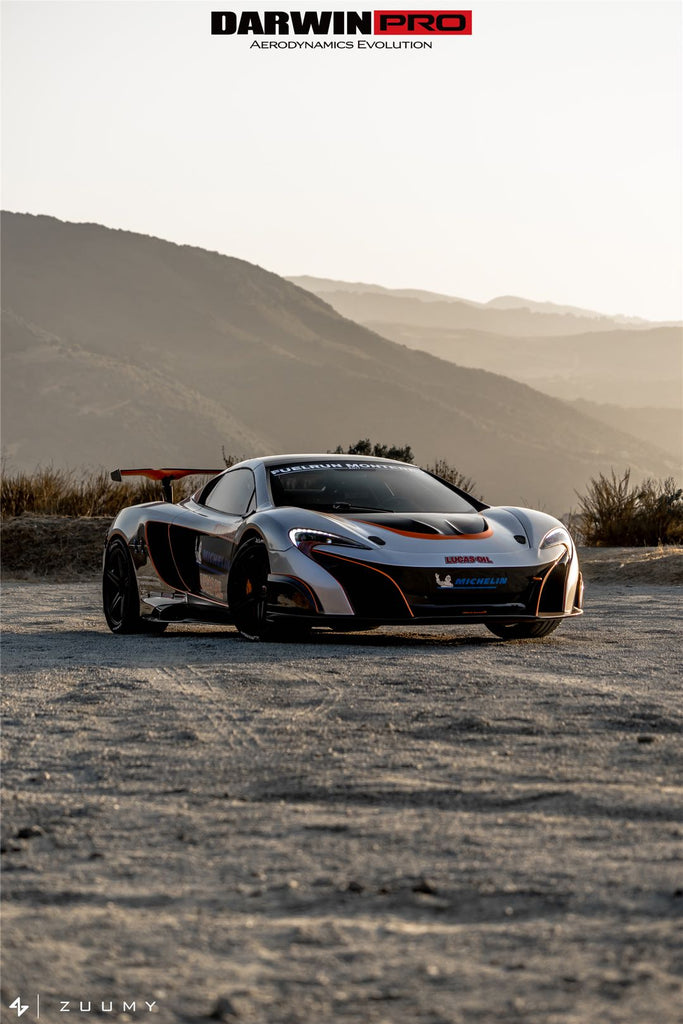 2014-2017 McLaren 650S 675LT Style Partial Carbon Fiber Front Bumper