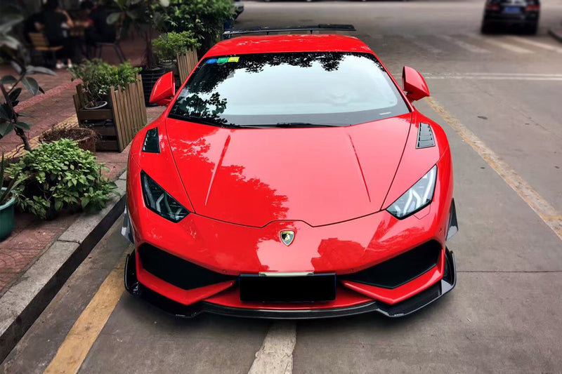 2015-2020 Lamborghini Huracan LP610/LP610 RZS Style Front Fender Carbon Fiber Vents