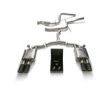 ARMYTRIX Stainless Steel Valvetronic Catback Exhaust System Quad Matte Black Tips Audi A4 | A4 Avant 2.0L TFSI B9 2016-2022