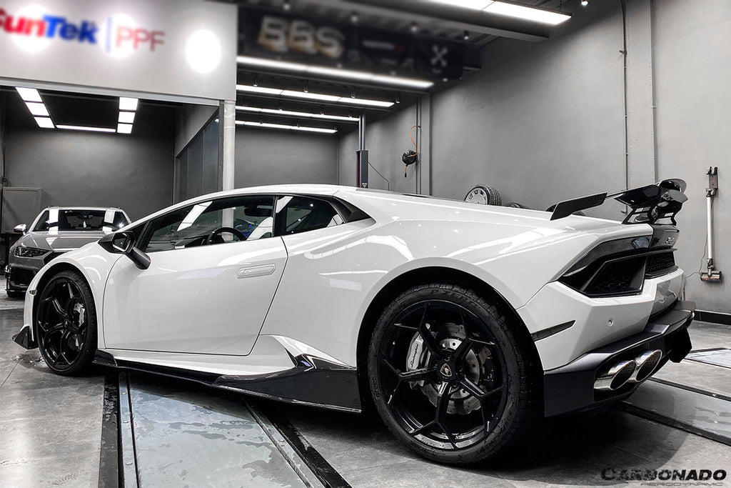 2015-2020 Lamborghini Huracan LP610/LP580 MD Style Carbon Fiber Side Skirts