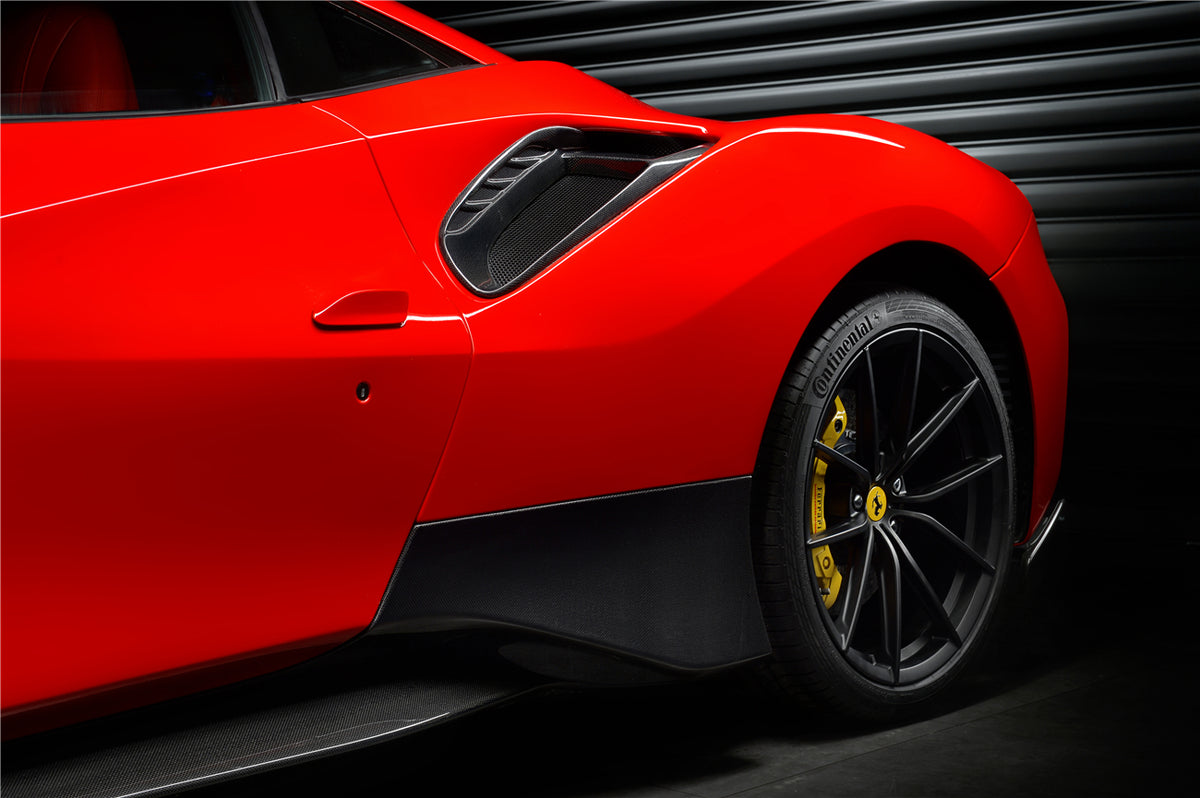 Miniature BBR Concept Ferrari 488 GTB - Échelle 1/43 - Métal - Occasion (Rétro Droit Manquant)