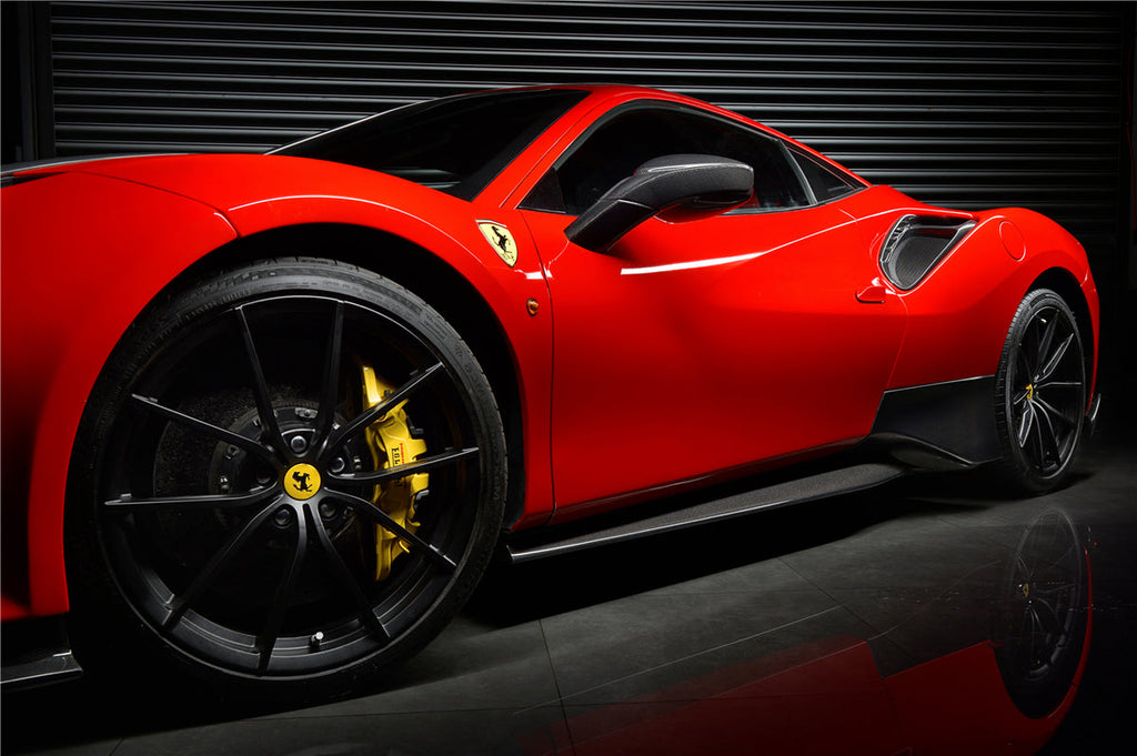 2015-2020 Ferrari 488 GTB/Spyder Pista Style Side Skirts