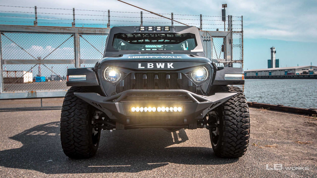 LB-WORKS FAIRLINE Jeep Wrangler (JL)Body kit (For UNLIMITED SAHARA and UNLIMITED RUBICON)(FRP)