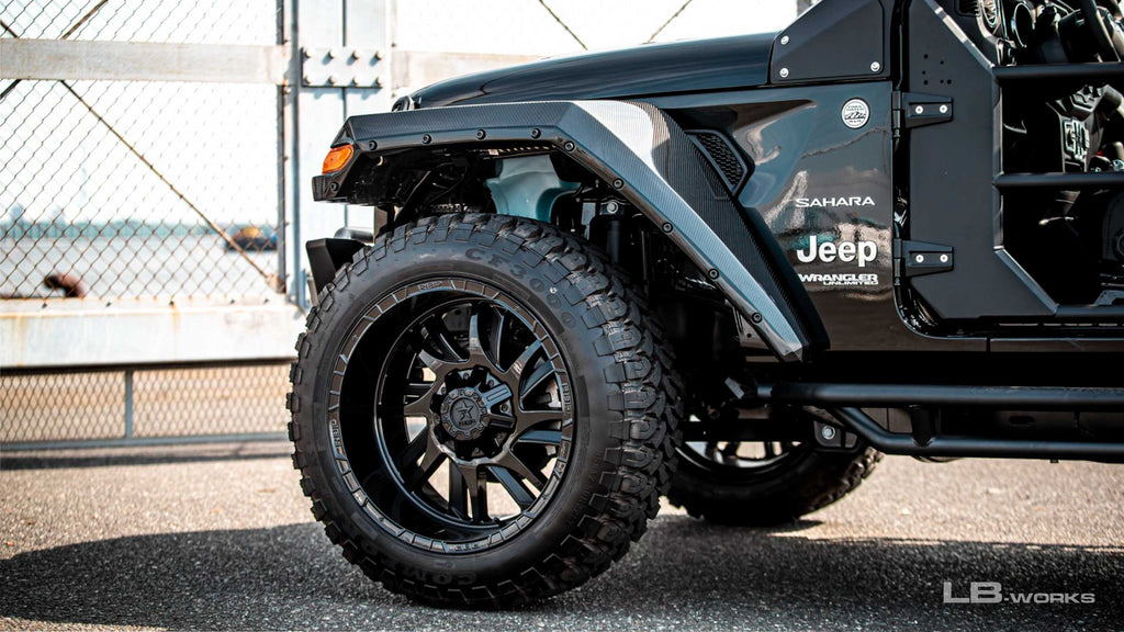 LB-WORKS FAIRLINE Jeep Wrangler (JL)Body kit (For UNLIMITED SAHARA and UNLIMITED RUBICON)(FRP)
