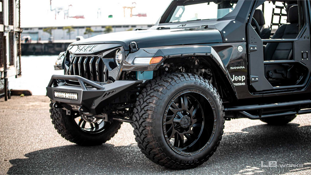 LB-WORKS FAIRLINE Jeep Wrangler (JL)Body kit (For UNLIMITED SAHARA and UNLIMITED RUBICON)(FRP)
