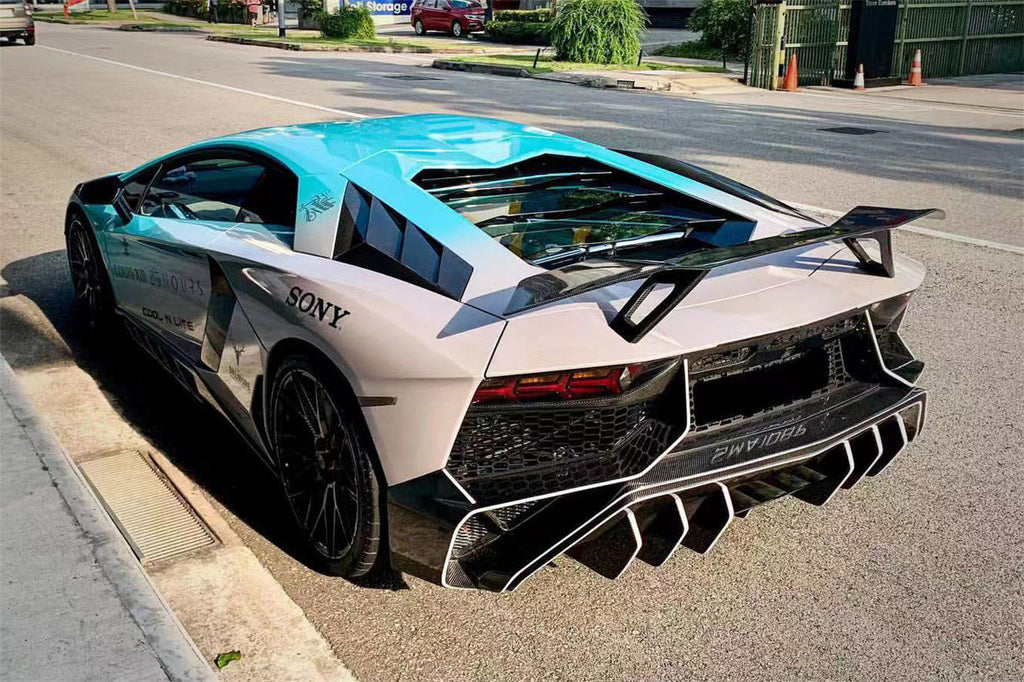 2011-2021 Lamborghini Aventador LP700 LP740 Coupe/Roadster VTC Style Trunk Spoiler