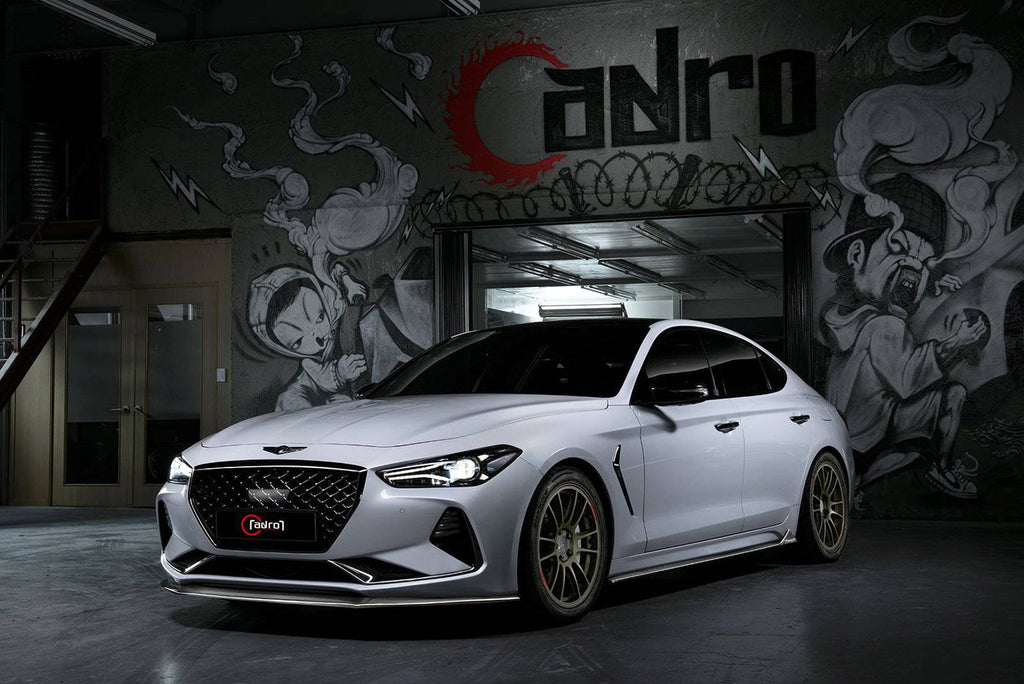 GENESIS G70 CARBON FIBER FRONT LIP V1