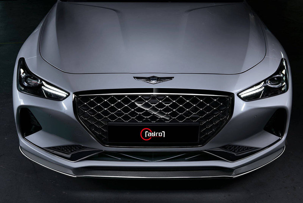 GENESIS G70 CARBON FIBER FRONT LIP V1