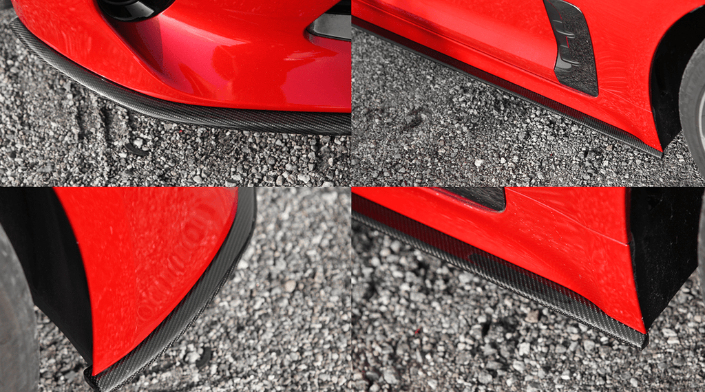 KIA STINGER CARBON FIBER FRONT LIP V1