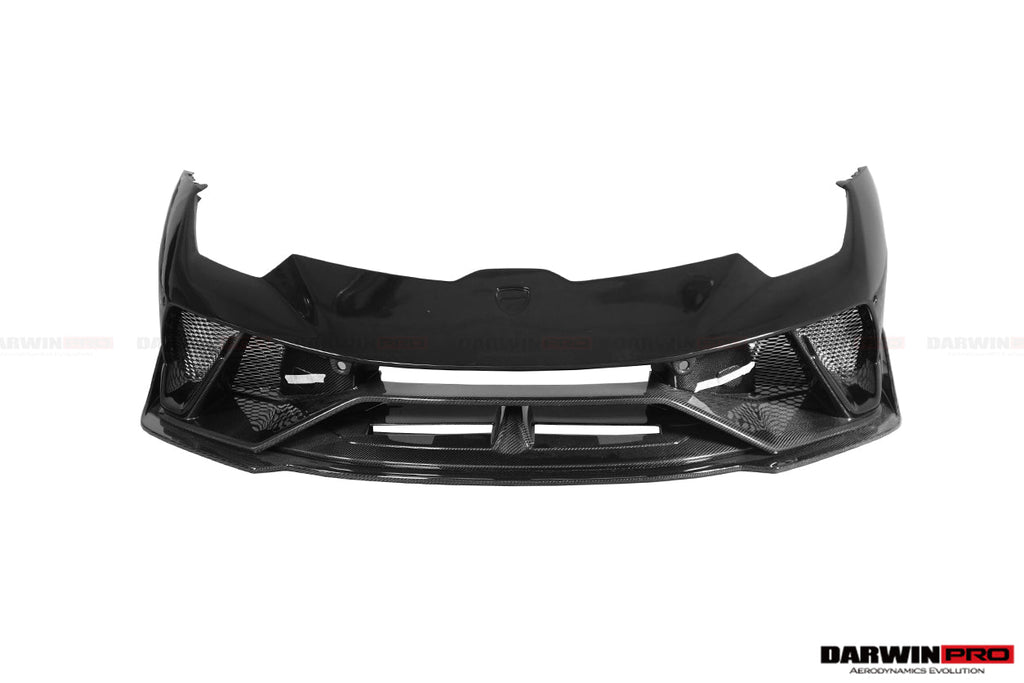 2015-2020 Lamborghini Huracan LP610/LP580 BKSS Style Partial Carbon Front Bumper w/ Lip