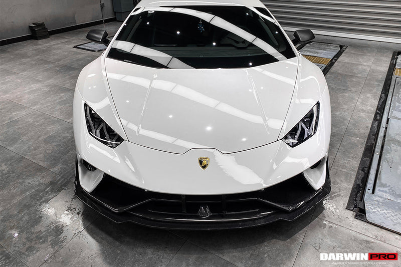 2015-2020 Lamborghini Huracan LP610/LP580 BKSS Style Partial Carbon Front Bumper w/ Lip