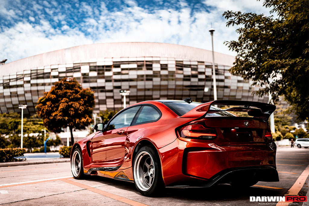 2014-2019 BMW 2 Series F22 VR Style Partial Carbon Fiber Wide Body Full Body Kit
