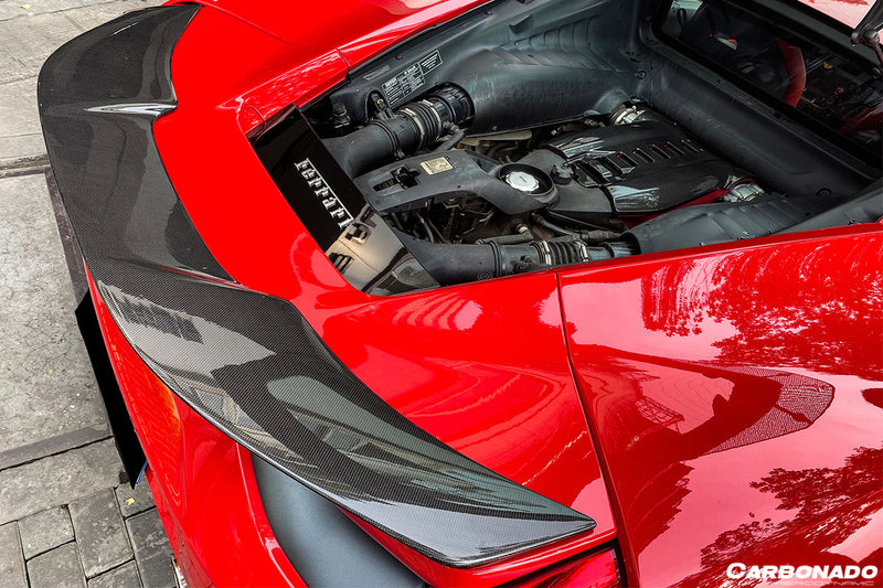 2015-2020 Ferrari 488 GTB VRS Style Carbon Fiber Trunk Spoiler