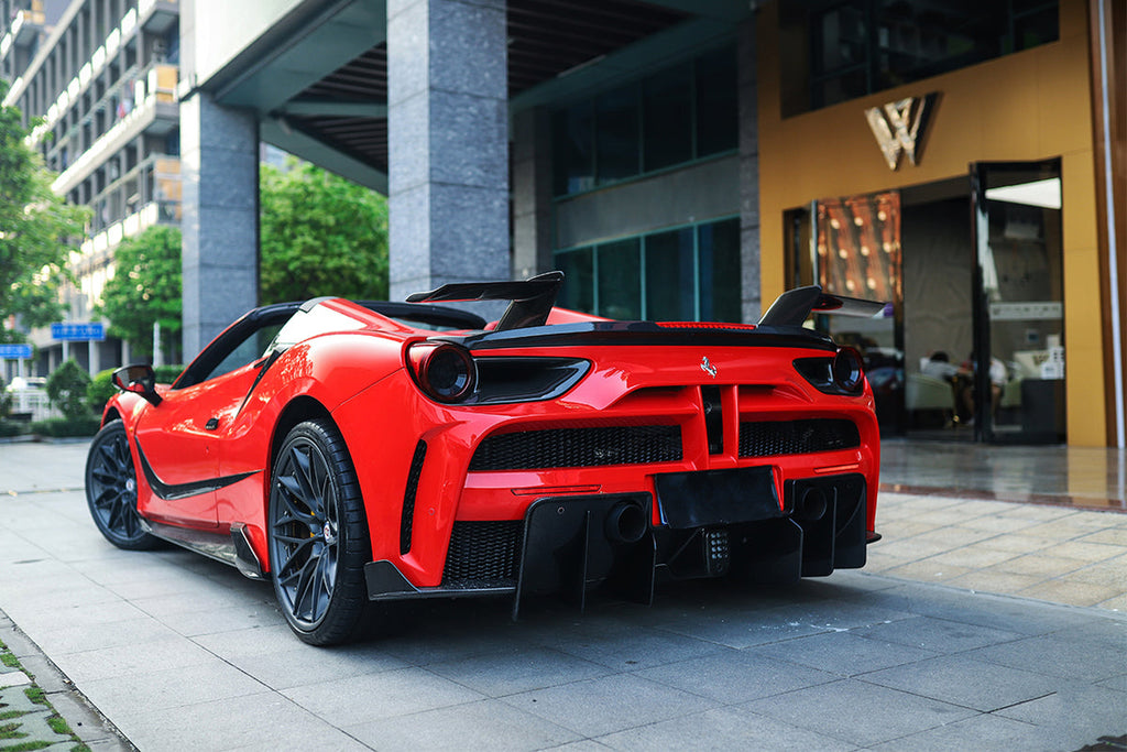 2015-2019 Ferrari 488 GTB/Spyder MSY Style Rear Bumper