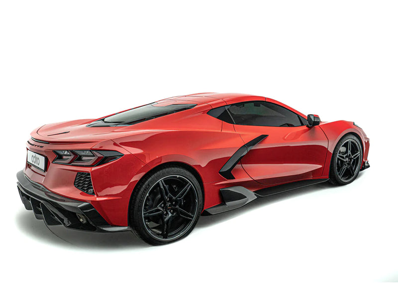 CORVETTE C8 PREPREG CARBON FIBER SIDE SKIRTS
