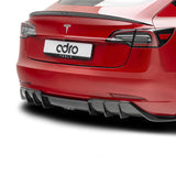 TESLA MODEL 3 PREMIUM PREPREG CARBON FIBER REAR DIFFUSER