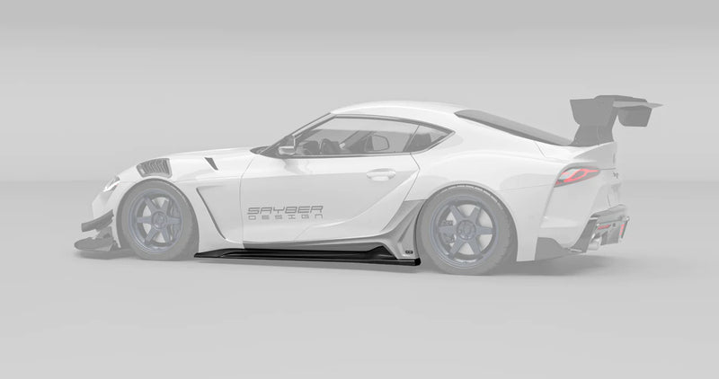 Sayber Design Toyota GR Supra Carbon Side Skirts