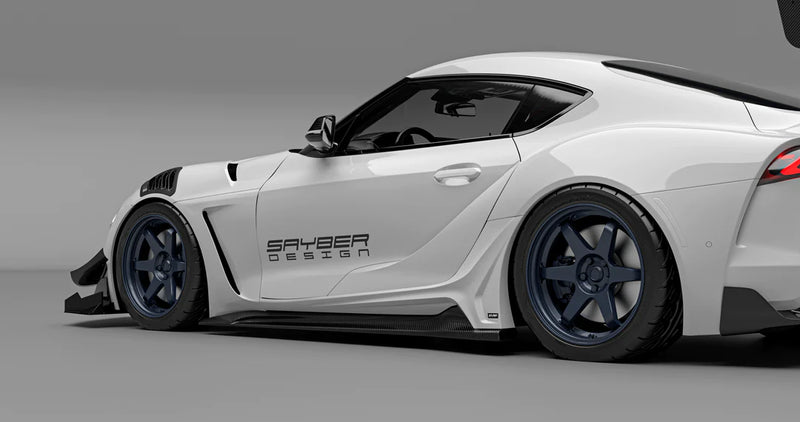Sayber Design Toyota GR Supra Carbon Side Skirts