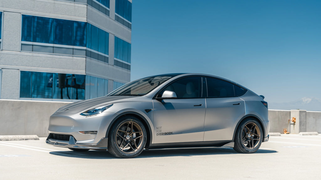 ADRO Tesla Model Y V2 Carbon Fiber Front Lip