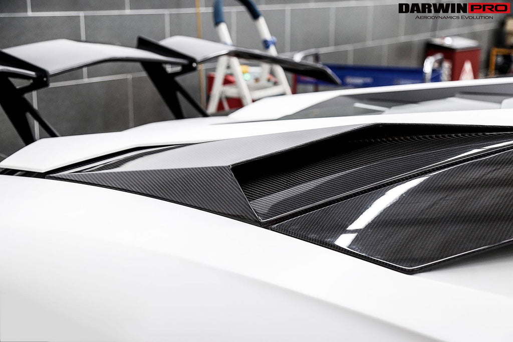 2011-2021 Lamborghini Aventador LP700 LP740 Coupe/Roadster BKSS Style Carbon Fiber Rear Side Scoops