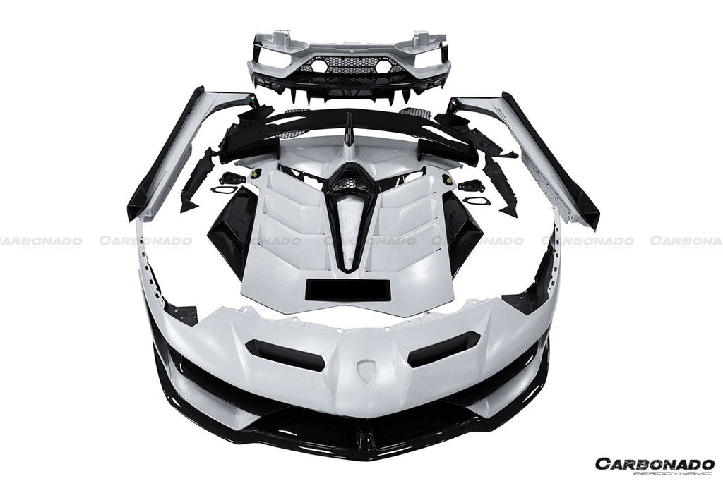 2011-2021 Lamborghini Aventador LP700 LP740 LP750 Coupe/Roadster SVJ Style Part DRY Carbon Fiber Aero Full Kit