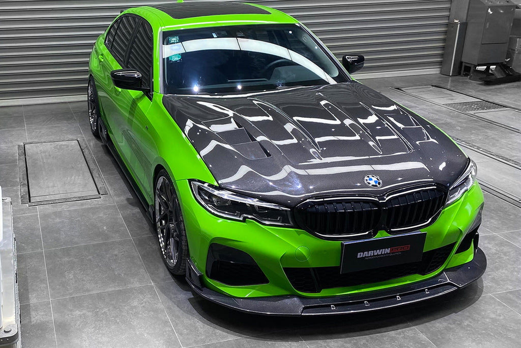 2019-2023 BMW 3 Series G20/G28 BKSS Style Carbon Fiber Front Lip