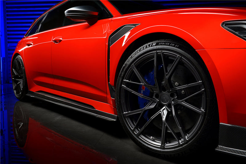 2019-2022 Audi RS6 Avant C8 BKSS Style Side Skirts