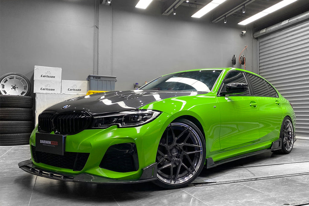 2019-2023 BMW 3 Series G20/G28 BKSS Style Carbon Fiber Front Lip