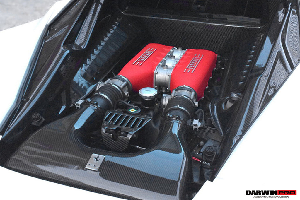 2010-2015 Ferrari 458 Coupe/Speciale Dry Carbon Fiber Engine Bay Panels