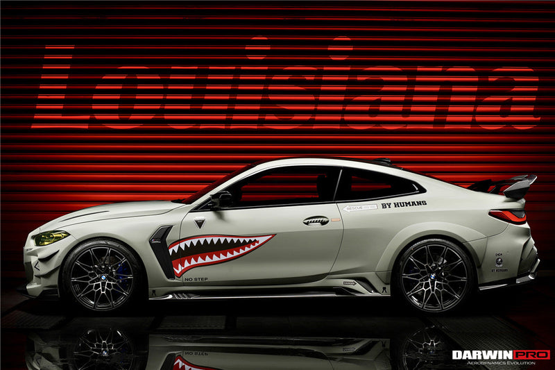 2021-UP BMW M4 G82/G83 BKSSII Style Front Bumper and Front Fender and Side Skirts